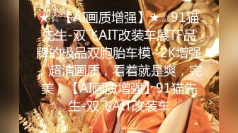 ★☆【AI画质增强】★☆91猫先生-双飞AIT改装车展TF品牌的极品双胞胎车模~2K增强，超清画质，看着就是爽，完美！【AI画质增强】91猫先生-双飞AIT改装车