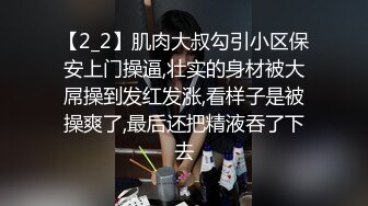 【2_2】肌肉大叔勾引小区保安上门操逼,壮实的身材被大屌操到发红发涨,看样子是被操爽了,最后还把精液吞了下去