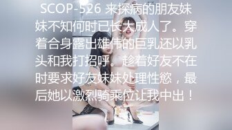 SCOP-526 来探病的朋友妹妹不知何时已长大成人了。穿着合身露出雄伟的巨乳还以乳头和我打招呼。趁着好友不在时要求好友妹妹处理性慾，最后她以激烈骑乘位让我中出！！